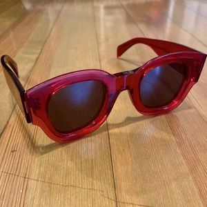 Celine Red Zoe Sunglasses